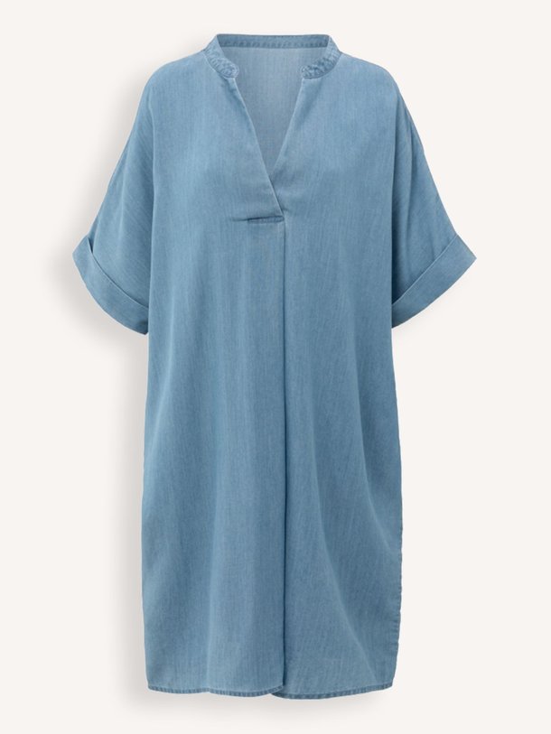 Ontdek de Lyocell jurk van Yaya in de kleur blauw bij Orangebag. Op werkdagen voor 21:45 besteld, morgen in huis.