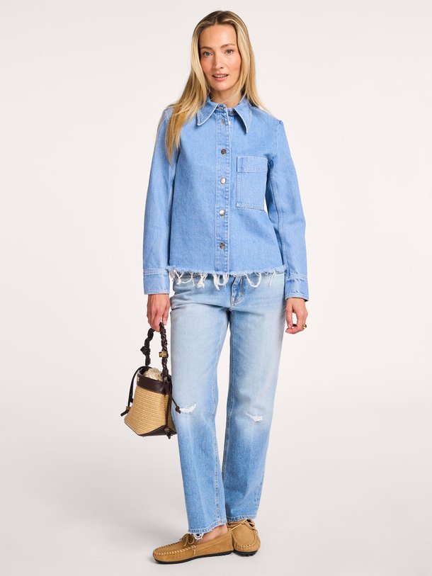 Ontdek de Milo mid waist straight fit jeans van Closed in de kleur blauw bij Orangebag. Op werkdagen voor 21:45 besteld, morgen in huis.