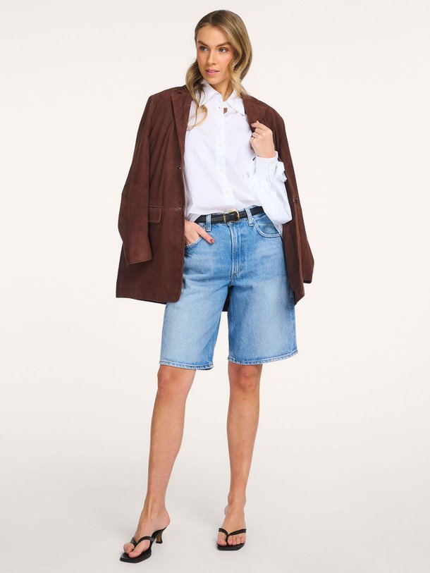 Ontdek de Court denim bermuda short van Citizens of Humanity in de kleur Blauw bij Orangebag. Op werkdagen voor 21:45 besteld, morgen in huis.