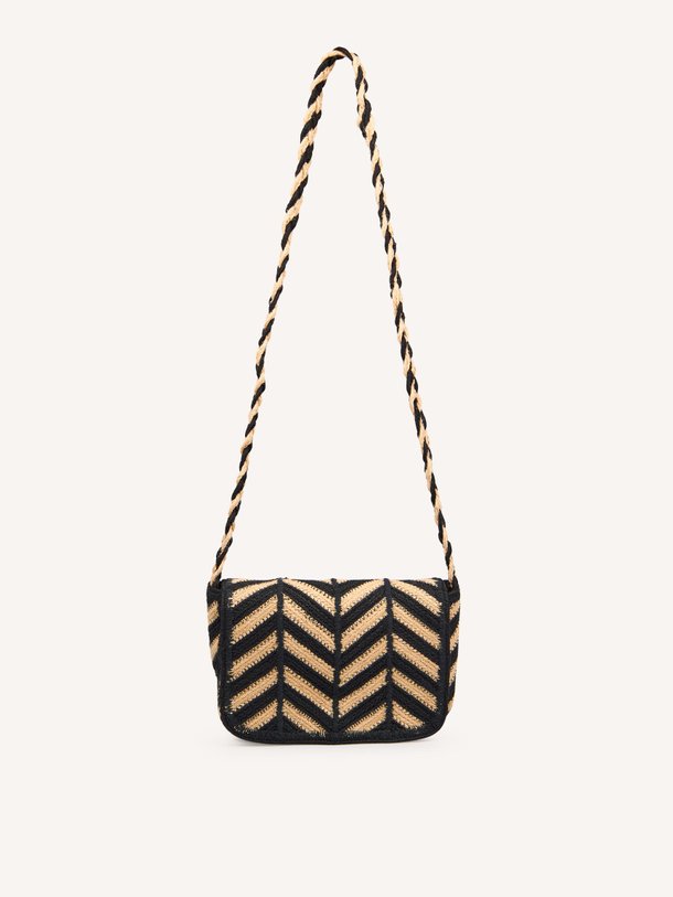 Ontdek de Festinno jute crossbody tas met dessin van La Fee Maraboutee in de kleur Zwart bij Orangebag. Op werkdagen voor 21:45 besteld, morgen in huis.
