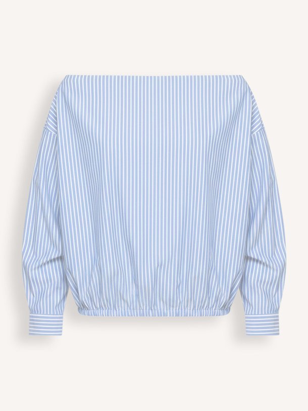 Ontdek de Emily katoenen gestreepte top van Johny in de kleur Blauw bij Orangebag. Op werkdagen voor 21:45 besteld, morgen in huis.