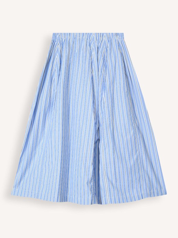 Ontdek de Cinley katoenmix gestreepte midi rok van Bellerose in de kleur Blauw bij Orangebag. Op werkdagen voor 21:45 besteld, morgen in huis.