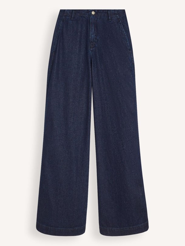 Ontdek de Mid waist wide leg jeans met lurex van Summum in de kleur Donkerblauw bij Orangebag. Op werkdagen voor 21:45 besteld, morgen in huis.