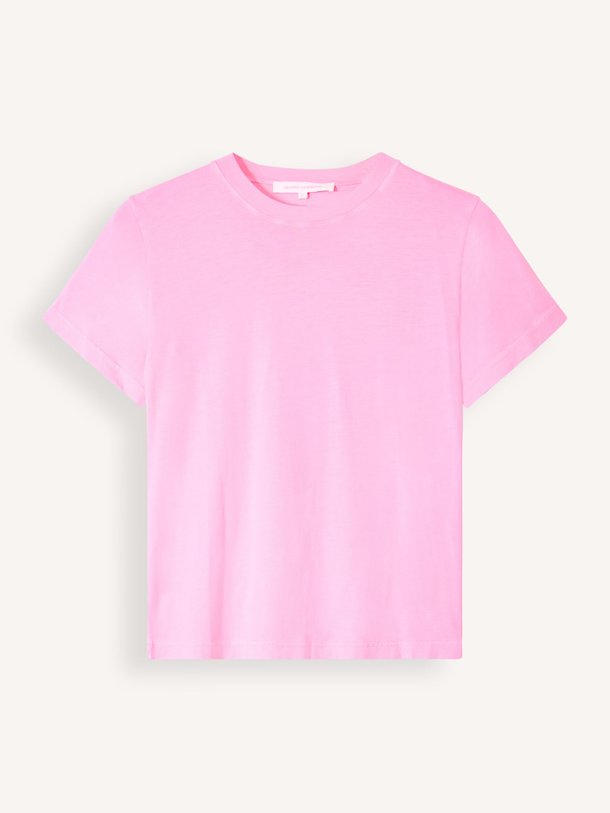 Ontdek de Nina lyocell/katoenmix T-shirt van Absolut Cashmere in de kleur Roze bij Orangebag. Op werkdagen voor 21:45 besteld, morgen in huis.