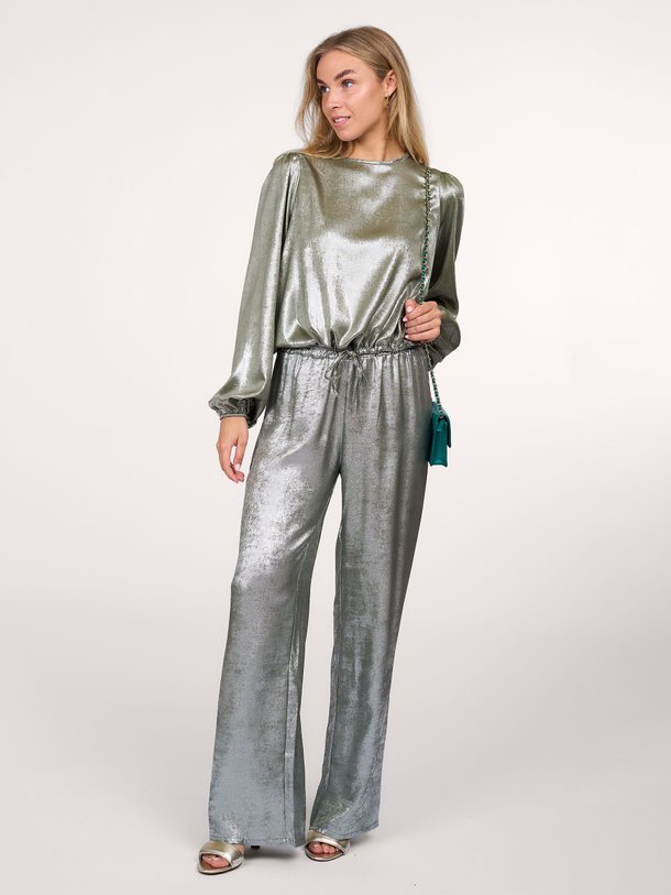 Ontdek de Pelke geweven metallic broek van Freebird in de kleur groen bij Orangebag. Op werkdagen voor 21:45 besteld, morgen in huis.