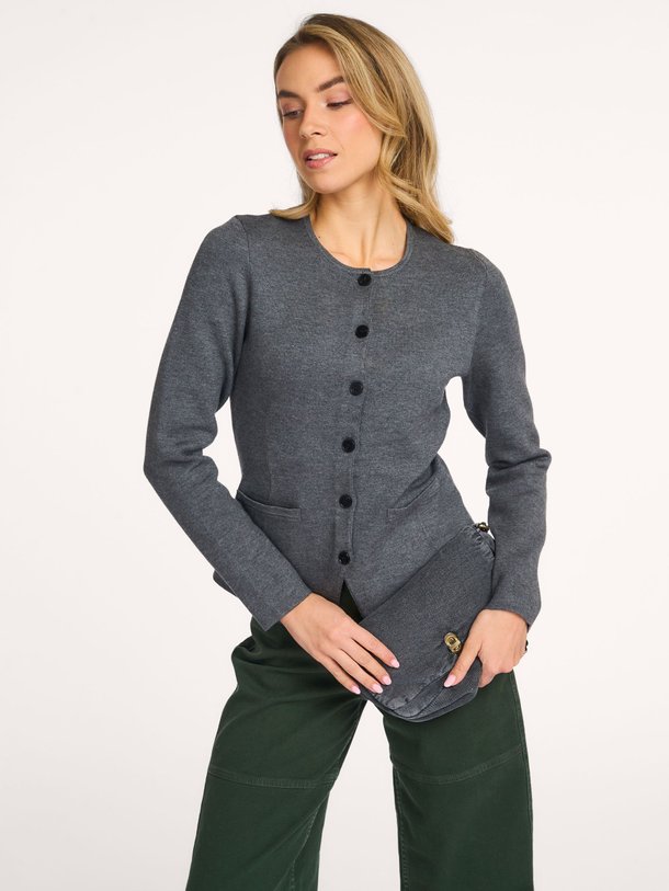 Ontdek de Salula eco vero viscosemix gemêleerd vest van Samsoe Samsoe in de kleur Donkergrijs bij Orangebag. Op werkdagen voor 21:45 besteld, morgen in huis.