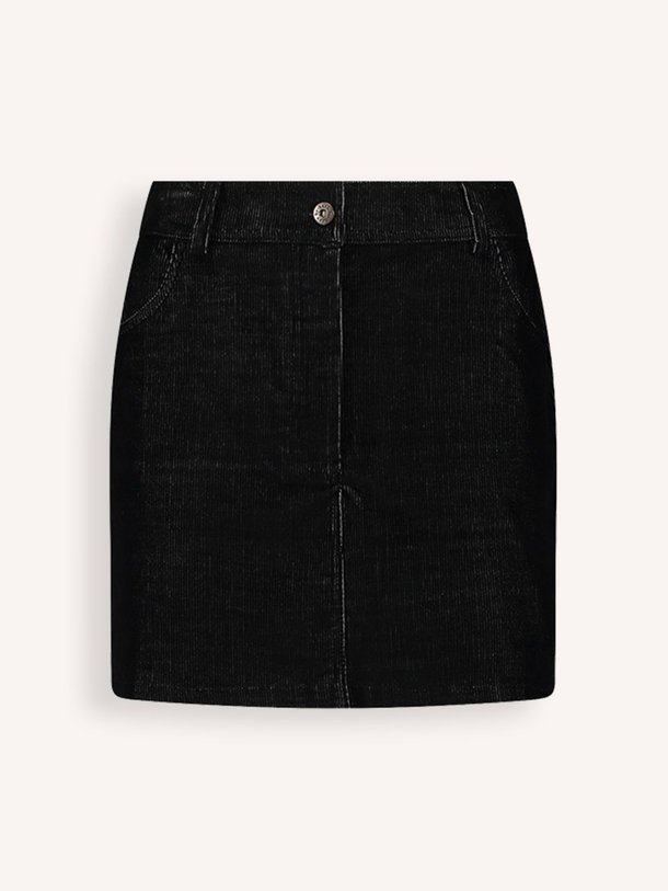 Ontdek de Josie katoenmix ribcord rok van By-Bar in de kleur zwart bij Orangebag. Op werkdagen voor 21:45 besteld, morgen in huis.