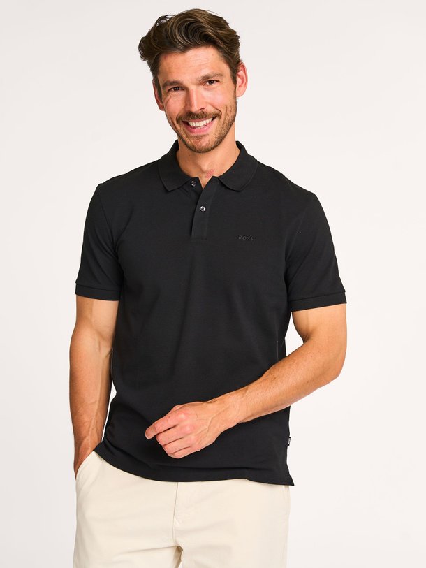 Ontdek de Pallas katoenen piqué polo van Boss in de kleur zwart bij Orangebag. Op werkdagen voor 21:45 besteld, morgen in huis.