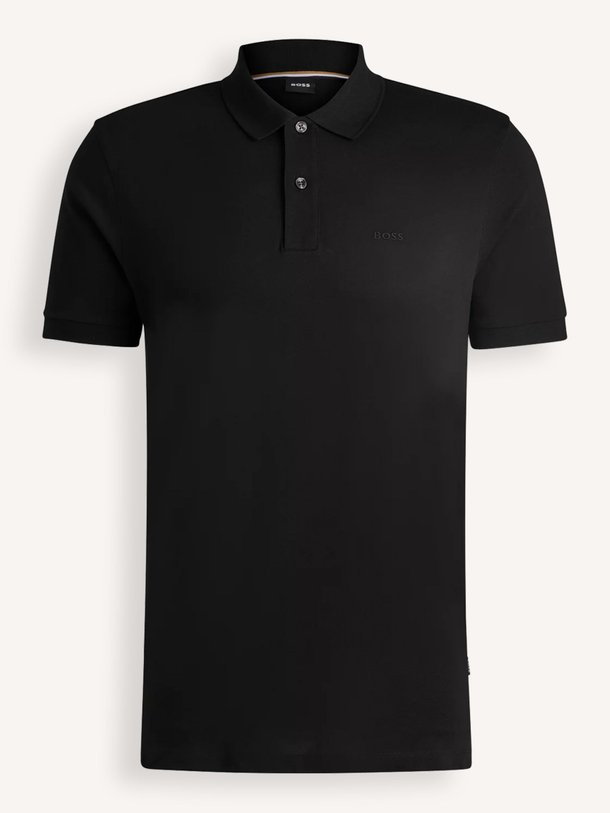 Boss Pallas - Katoenen Piqué Polo - Zwart Ontdek de Pallas katoenen piqué polo van Boss in de kleur zwart bij Orangebag. Op werkdagen voor 21:45 besteld, morgen in huis.