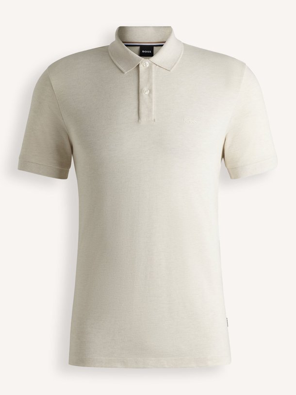 Boss Pallas - Katoenen Piqué Polo - Off-White Ontdek de Pallas katoenen piqué polo van Boss in de kleur off-white bij Orangebag. Op werkdagen voor 21:45 besteld, morgen in huis.