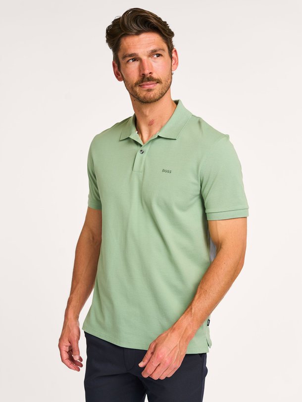 Ontdek de Pallas katoenen piqué polo van Boss in de kleur groen bij Orangebag. Op werkdagen voor 21:45 besteld, morgen in huis.