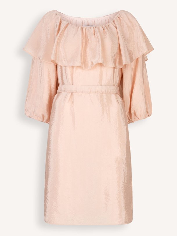 Ontdek de Kyo viscosemix off shoulder jurk van Dante 6 in de kleur Lichtroze bij Orangebag. Op werkdagen voor 21:45 besteld, morgen in huis.