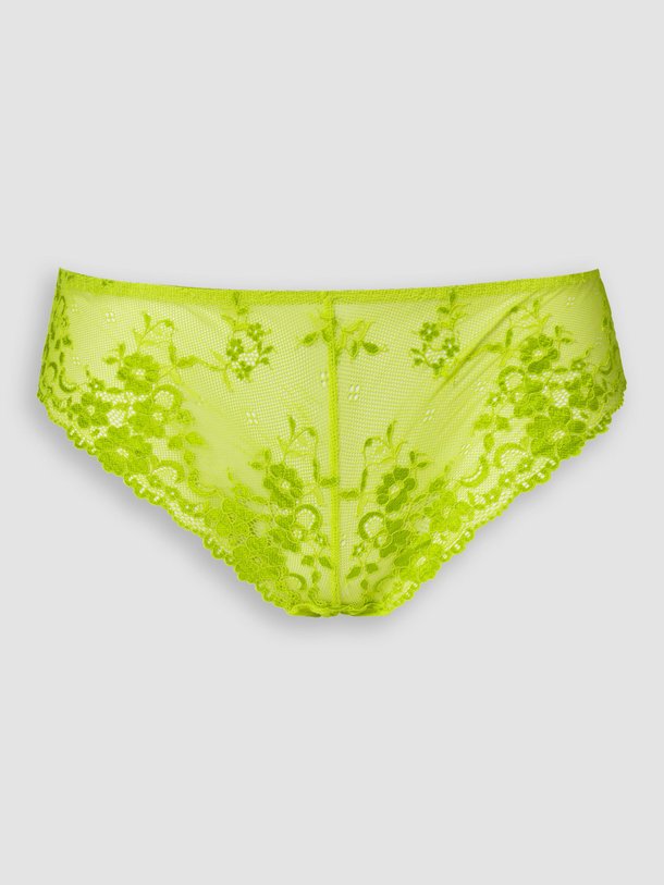 Ontdek de Cibbe kanten string van Samsoe Samsoe in de kleur limegroen bij Orangebag. Op werkdagen voor 21:45 besteld, morgen in huis.