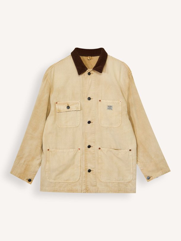 Ontdek de Chore katoenen jack van Denimist in de kleur Beige bij Orangebag. Op werkdagen voor 21:45 besteld, morgen in huis.