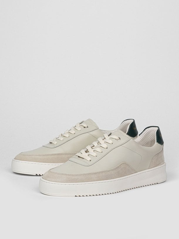 Ontdek de Mondo Squash lederen sneaker van Filling Pieces in de kleur off-white bij Orangebag. Op werkdagen voor 21:45 besteld, morgen in huis.