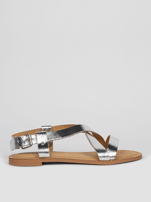 Ontdek de Laura lederen metallic sandalen van Ivylee Copenhagen in de kleur zilverkleur bij Orangebag. Op werkdagen voor 21:45 besteld, morgen in huis.