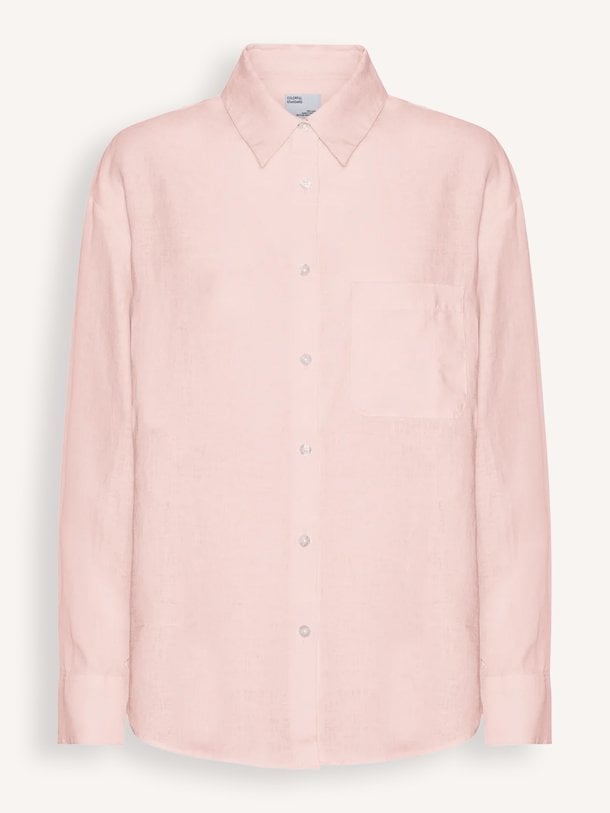 Ontdek de Linnen blouse van Colorful Standard in de kleur Lichtroze bij Orangebag. Op werkdagen voor 21:45 besteld, morgen in huis.