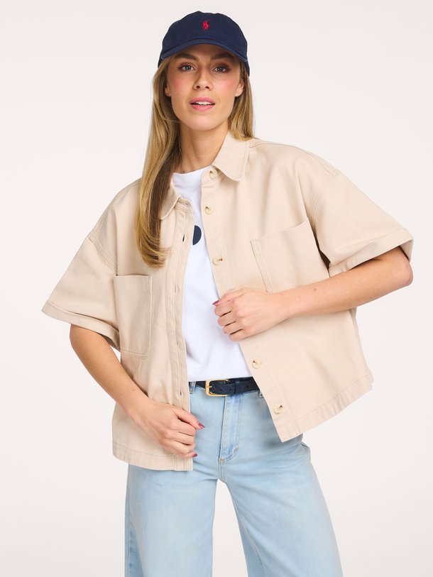 Ontdek de Denim jack van Yaya in de kleur Beige bij Orangebag. Op werkdagen voor 21:45 besteld, morgen in huis.