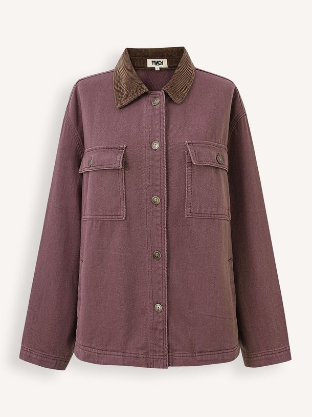 Ontdek de Mauve denim jack van Frnch in de kleur Aubergine bij Orangebag. Op werkdagen voor 21:45 besteld, morgen in huis.
