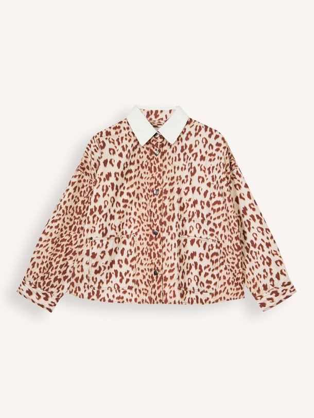 Ontdek de Wandy katoenen leopard jack van Bellerose in de kleur Beige bij Orangebag. Op werkdagen voor 21:45 besteld, morgen in huis.