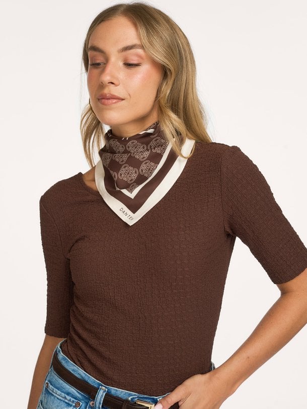 Ontdek de Monogram geweven sjaal met dessin van Dante 6 in de kleur Bruin bij Orangebag. Op werkdagen voor 21:45 besteld, morgen in huis.