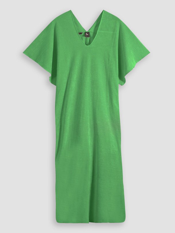 Ontdek de Kaftan katoenen badstof maxi jurk van Speezys in de kleur groen bij Orangebag. Op werkdagen voor 21:45 besteld, morgen in huis.