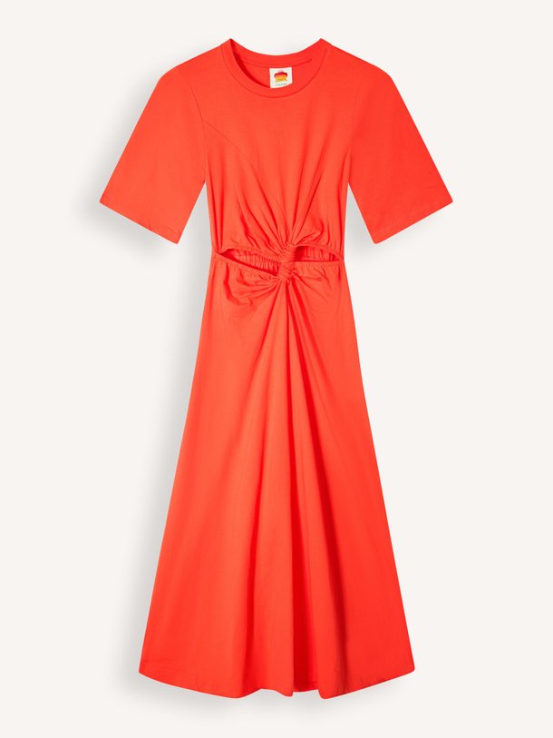 Ontdek de Katoenen midi jurk van Farm Rio in de kleur Rood bij Orangebag. Op werkdagen voor 21:45 besteld, morgen in huis.