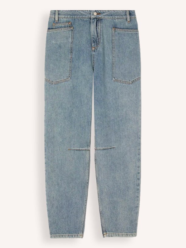 Ontdek de Avalon high waist loose fit non-stretch jeans van ba-sh in de kleur blauw bij Orangebag. Op werkdagen voor 21:45 besteld, morgen in huis.