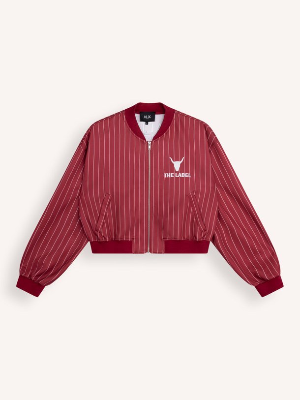 Ontdek de Geweven track jack met krijtstreep van Alix The Label in de kleur Rood bij Orangebag. Op werkdagen voor 21:45 besteld, morgen in huis.