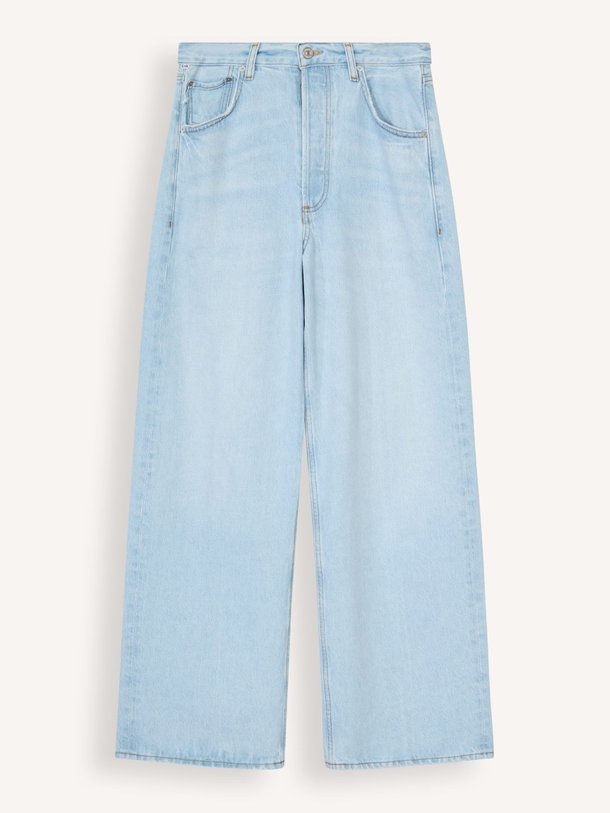 Ontdek de Ayla high waist baggy fit non-stretch jeans van Citizens of Humanity in de kleur Lichtblauw bij Orangebag. Op werkdagen voor 21:45 besteld, morgen in huis.