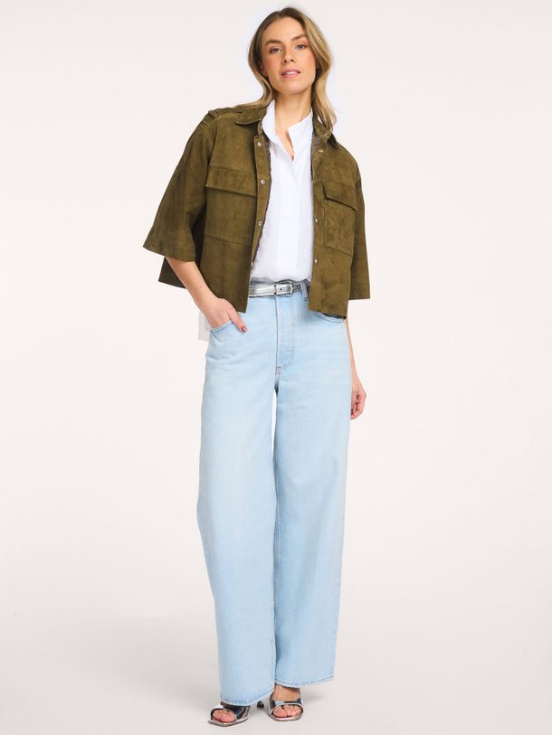 Ontdek de Ayla high waist baggy fit non-stretch jeans van Citizens of Humanity in de kleur Lichtblauw bij Orangebag. Op werkdagen voor 21:45 besteld, morgen in huis.