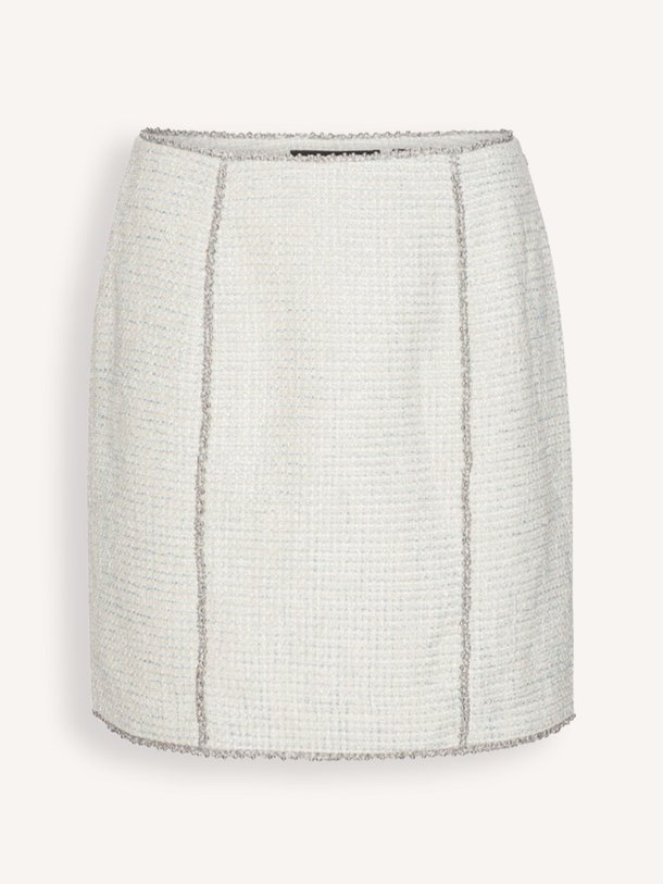 Ontdek de Geweven bouclé rok van Rotate Birger Christensen in de kleur lichtblauw bij Orangebag. Op werkdagen voor 21:45 besteld, morgen in huis.
