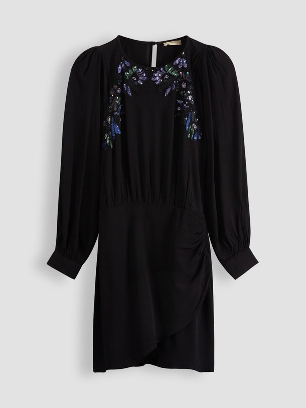 Ontdek de Joya ecovero viscose jurk van Louizon in de kleur zwart bij Orangebag. Op werkdagen voor 21:45 besteld, morgen in huis.