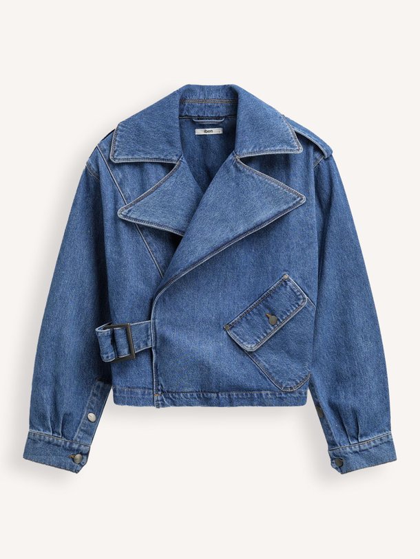 Ontdek de Reign denim jack van Iben in de kleur blauw bij Orangebag. Op werkdagen voor 21:45 besteld, morgen in huis.