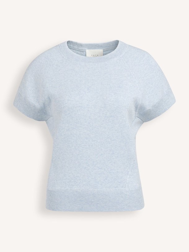 Yaya Katoenen gemêleerde sweater - Lichtblauw Ontdek de Katoenen gemêleerde sweater van Yaya in de kleur Lichtblauw bij Orangebag. Op werkdagen voor 21:45 besteld, morgen in huis.