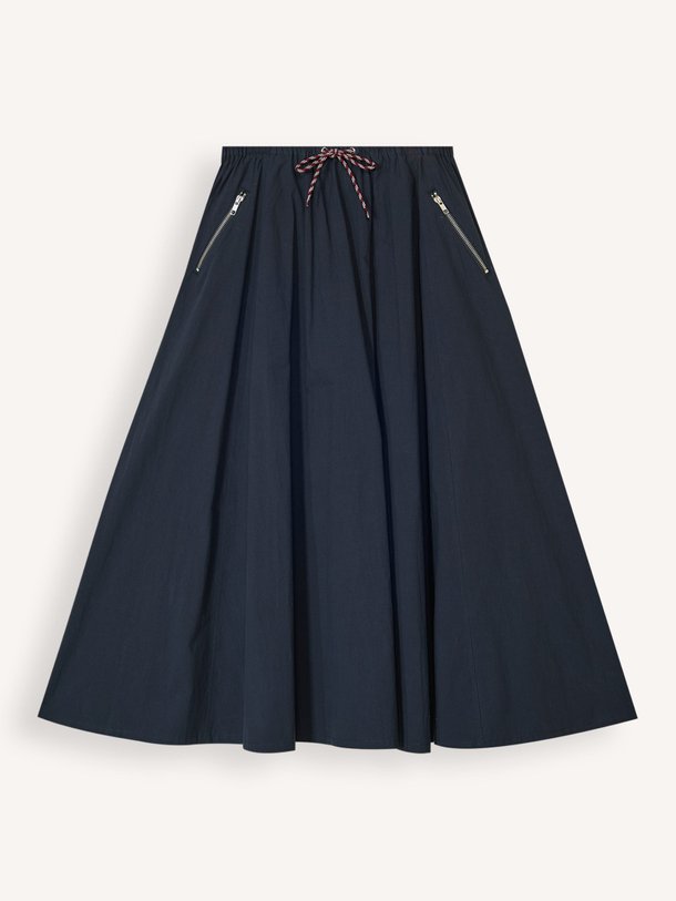 Ontdek de Harlin katoenen rok van Bellerose in de kleur Donkerblauw bij Orangebag. Op werkdagen voor 21:45 besteld, morgen in huis.