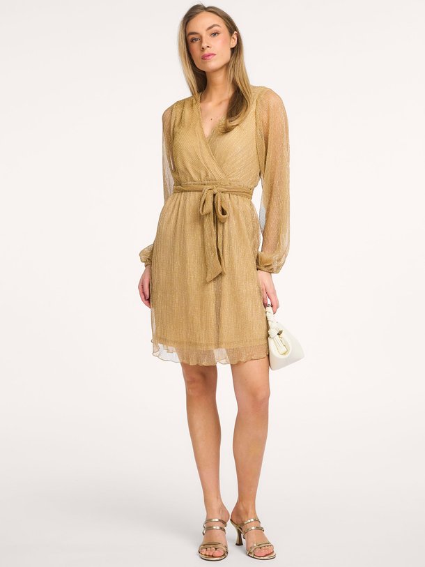 Ontdek de Dalena geweven jurk met lurex van Freebird in de kleur Goudkleur bij Orangebag. Op werkdagen voor 21:45 besteld, morgen in huis.