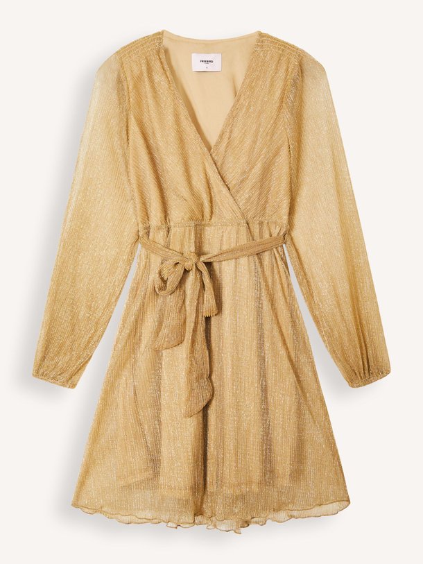 Ontdek de Dalena geweven jurk met lurex van Freebird in de kleur Goudkleur bij Orangebag. Op werkdagen voor 21:45 besteld, morgen in huis.