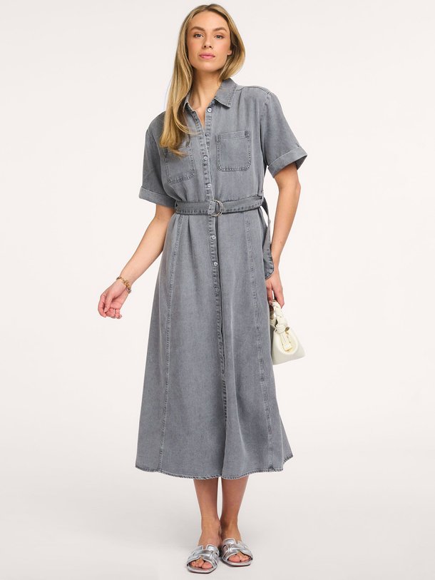 Ontdek de Denver, tencel doorknoopjurk van Freebird bij Orangebag. Op werkdagen voor 21:45 besteld, morgen in huis.