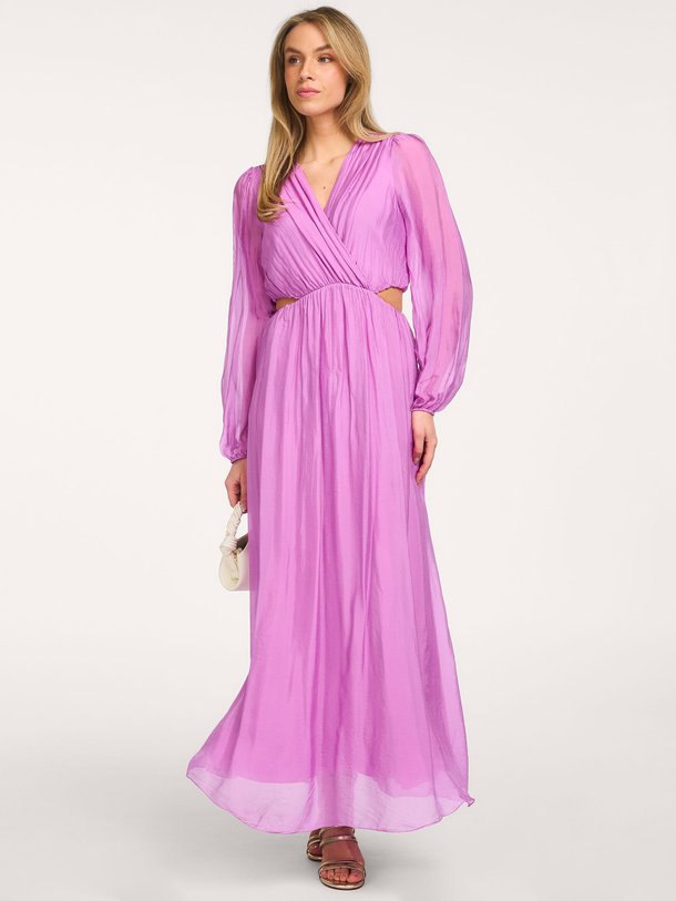 Ontdek de Diola viscose/zijdemix maxi jurk van Freebird in de kleur Roze bij Orangebag. Op werkdagen voor 21:45 besteld, morgen in huis.