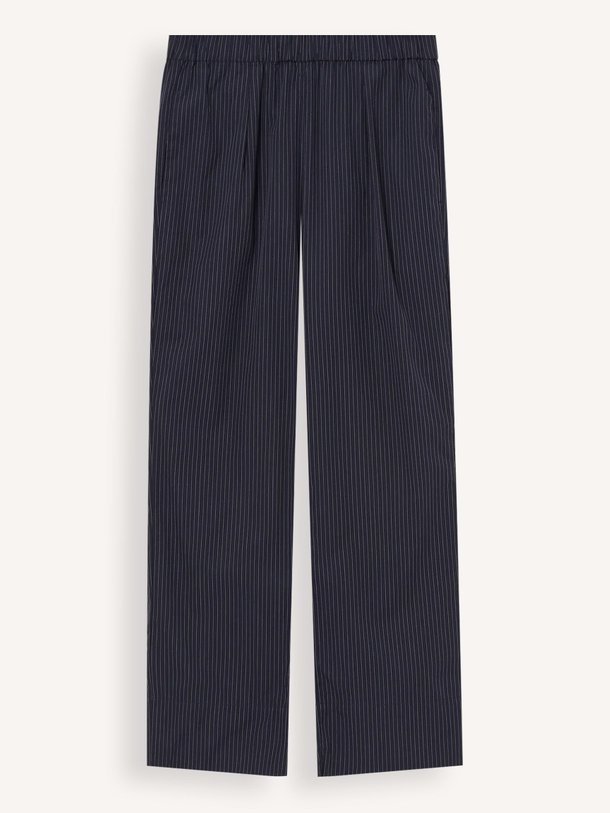 Ontdek de Katoenen pantalon met krijtstreep van Zenggi in de kleur donkerblauw bij Orangebag. Op werkdagen voor 21:45 besteld, morgen in huis.