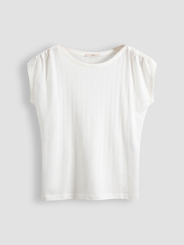 Ontdek de Sixtojacquard lyocell/katoenmix top met dessin van Sessun in de kleur off-white bij Orangebag. Op werkdagen voor 21:45 besteld, morgen in huis.