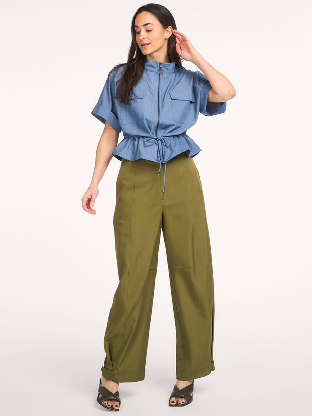 Ontdek de Elly viscosemix jasje van Co'Couture in de kleur Blauw bij Orangebag. Op werkdagen voor 21:45 besteld, morgen in huis.