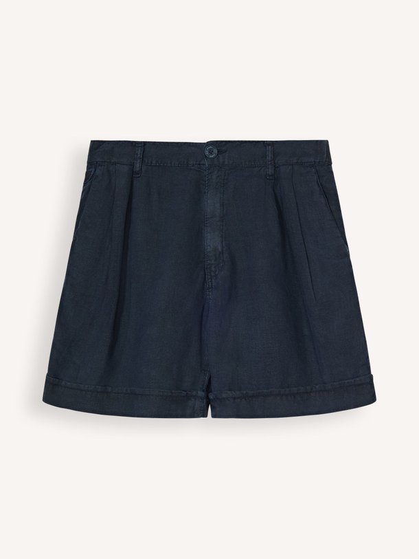 Ontdek de Saya linnen short van Lois in de kleur Donkerblauw bij Orangebag. Op werkdagen voor 21:45 besteld, morgen in huis.