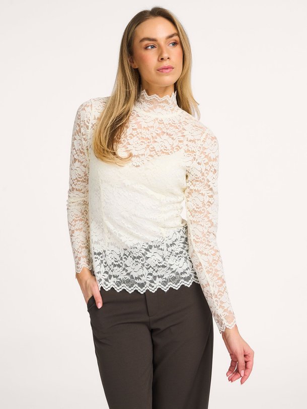 Ontdek de Liza geweven kanten top van Neo Noir in de kleur Crème bij Orangebag. Op werkdagen voor 21:45 besteld, morgen in huis.