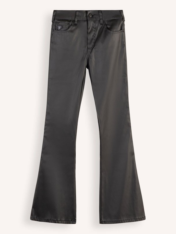 Ontdek de Raval leatherlook flared broek van Lois in de kleur zwart bij Orangebag. Op werkdagen voor 21:45 besteld, morgen in huis.