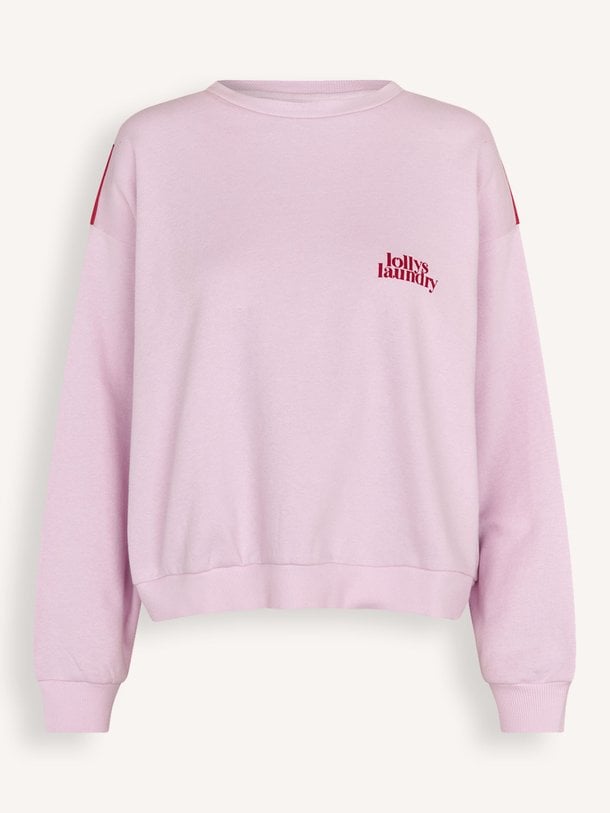 Ontdek de Sydney katoenmix logo sweater van Lollys Laundry in de kleur Roze bij Orangebag. Op werkdagen voor 21:45 besteld, morgen in huis.