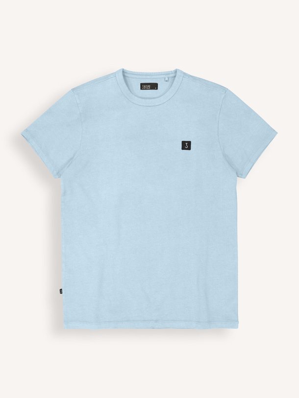 Ontdek de Organic cotton T-shirt van Butcher of Blue in de kleur Lichtblauw bij Orangebag. Op werkdagen voor 21:45 besteld, morgen in huis.