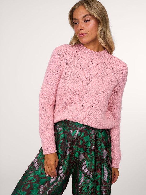 Ontdek de Bogota wolmix trui van Nathalie Vleeschouwer in de kleur roze bij Orangebag. Op werkdagen voor 21:45 besteld, morgen in huis.