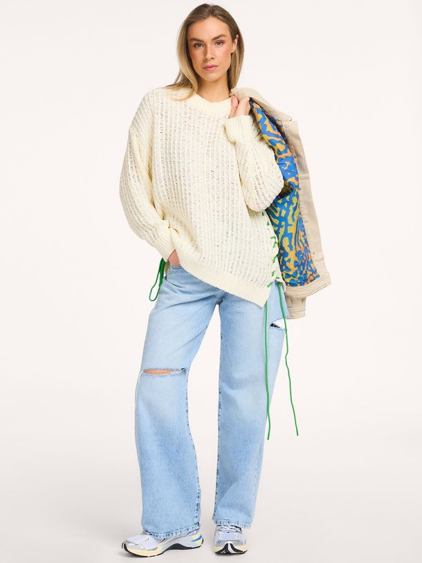 Ontdek de Samya katoenmix trui van Stieglitz in de kleur Beige bij Orangebag. Op werkdagen voor 21:45 besteld, morgen in huis.